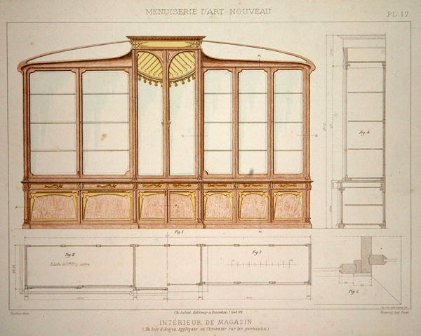 Ontwerp voor een winkelvitrine, illustratie uit 