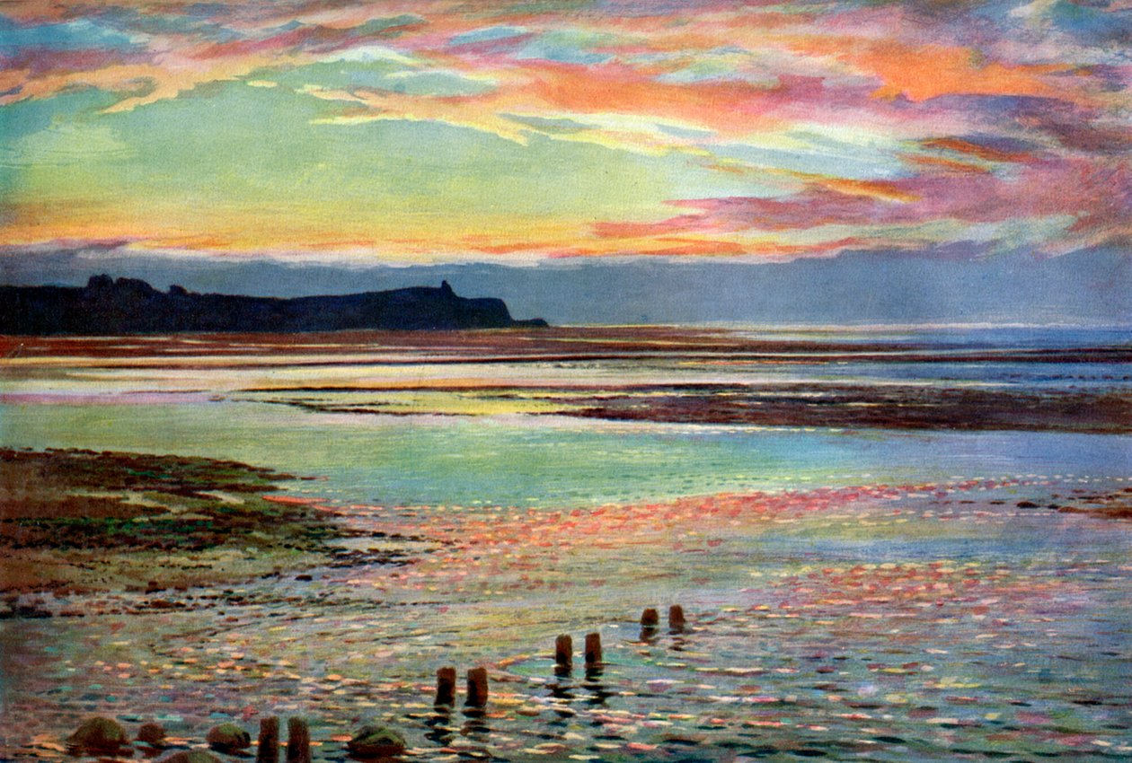 De monding van de rivier Doon, Schotland, 1924-1926 door F. C. Varley