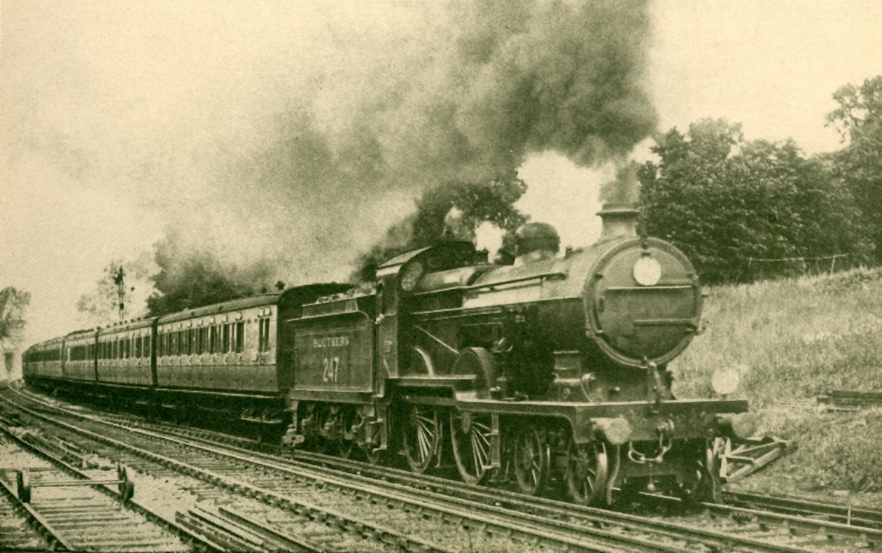 Margate Express, Southern Railway, 1930 door F. E Mackay