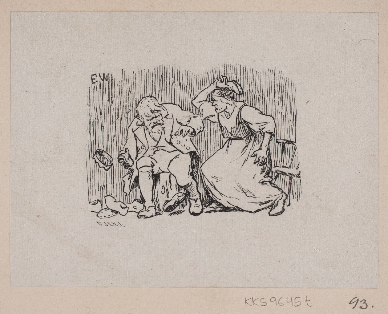 Illustratie voor "Askeladden die de Prinses Liet Lachen" door F. Hendriksen