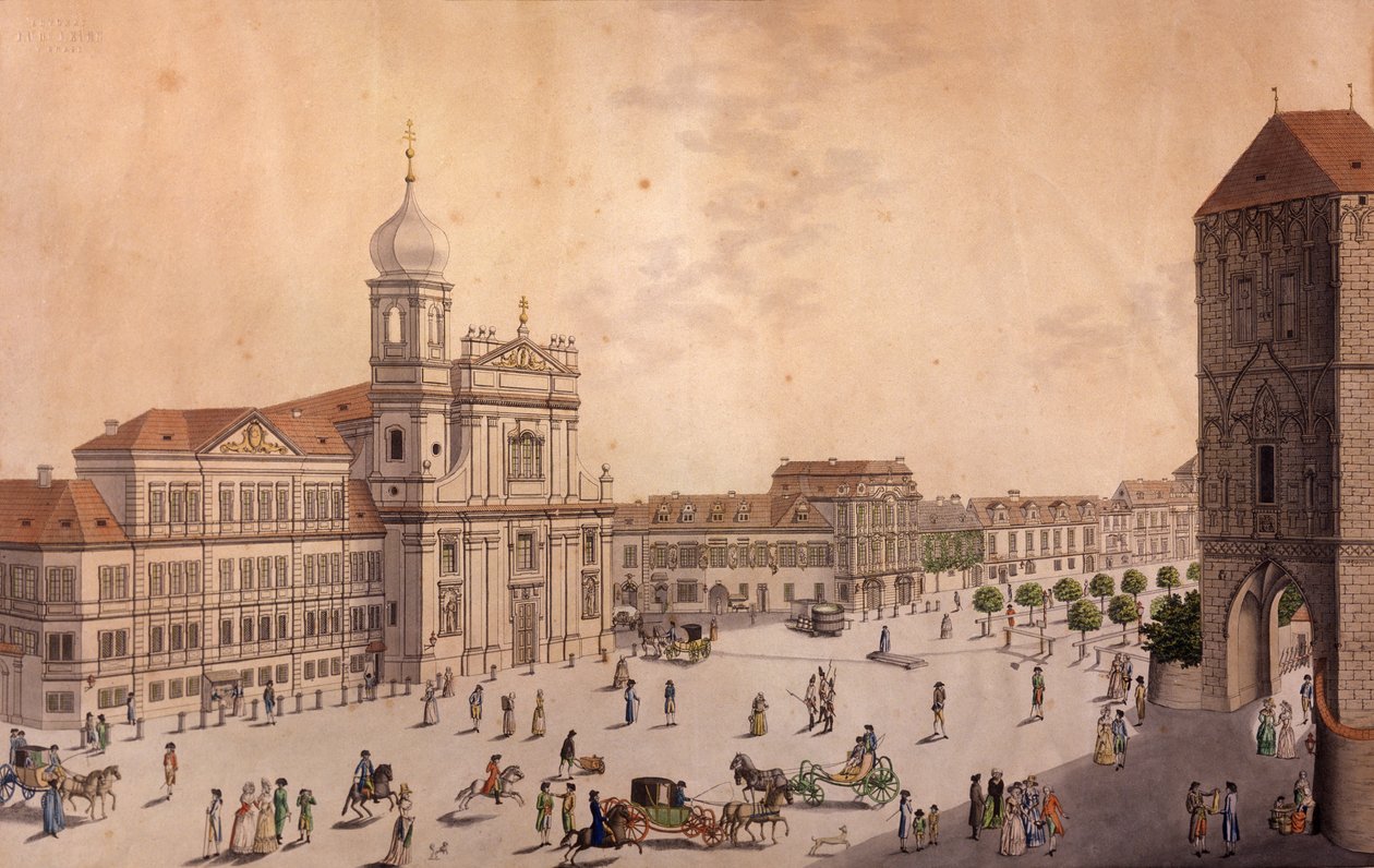 Hybernplein, Praag door F. and Heger, P. Heger