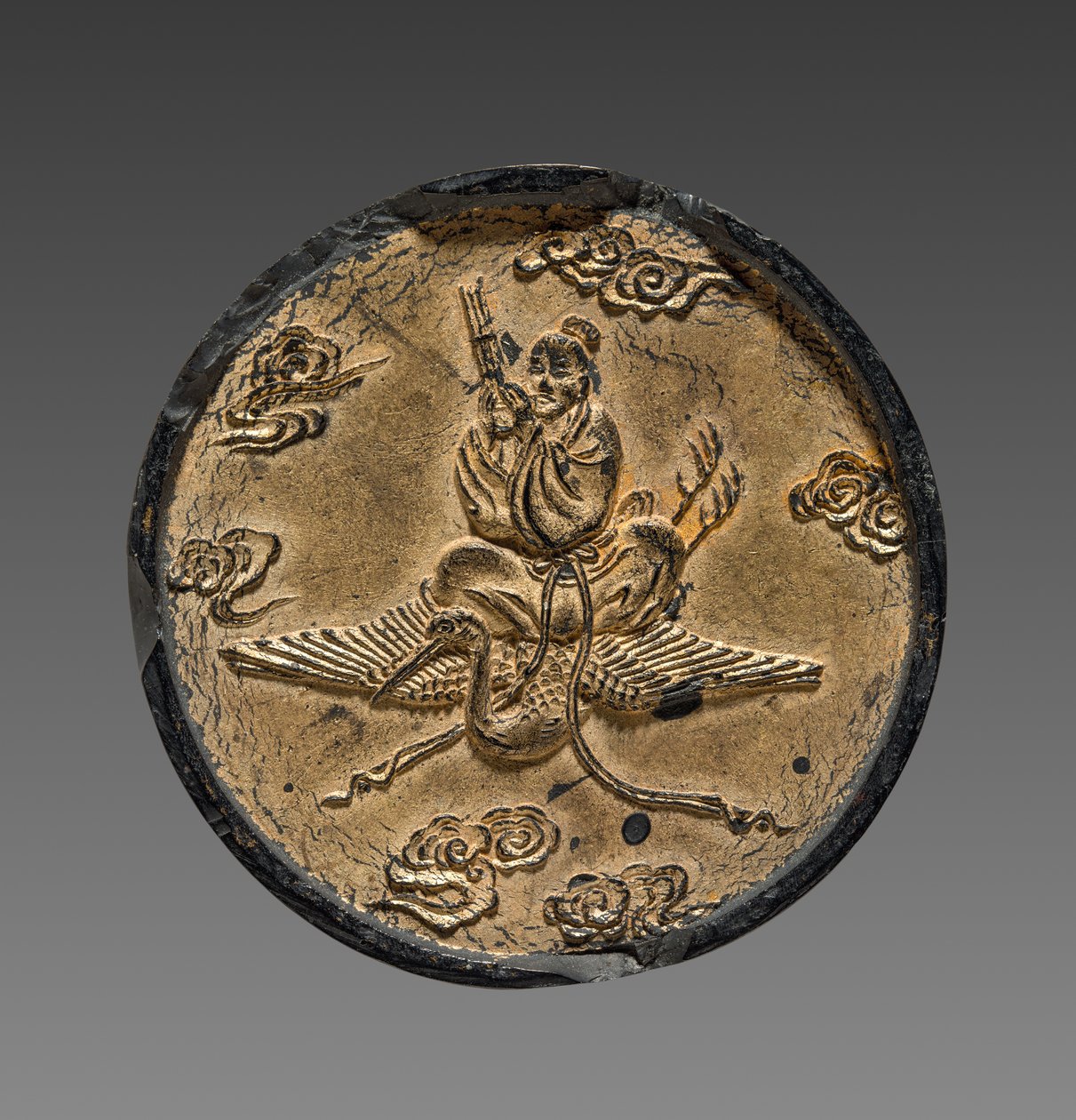 Inktkoek met Wang Ziqiao, ca. 17e-18e eeuw door Fang Yulu