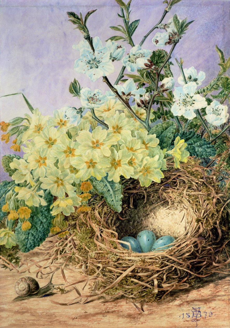 Lente, 1879 door Fanny Jane Bayfield
