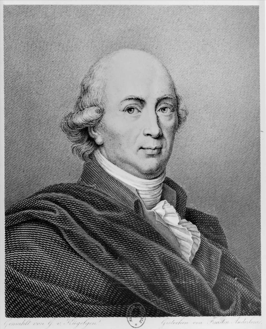 Portret van Johann Gottfried Herder door Faustino Anderloni