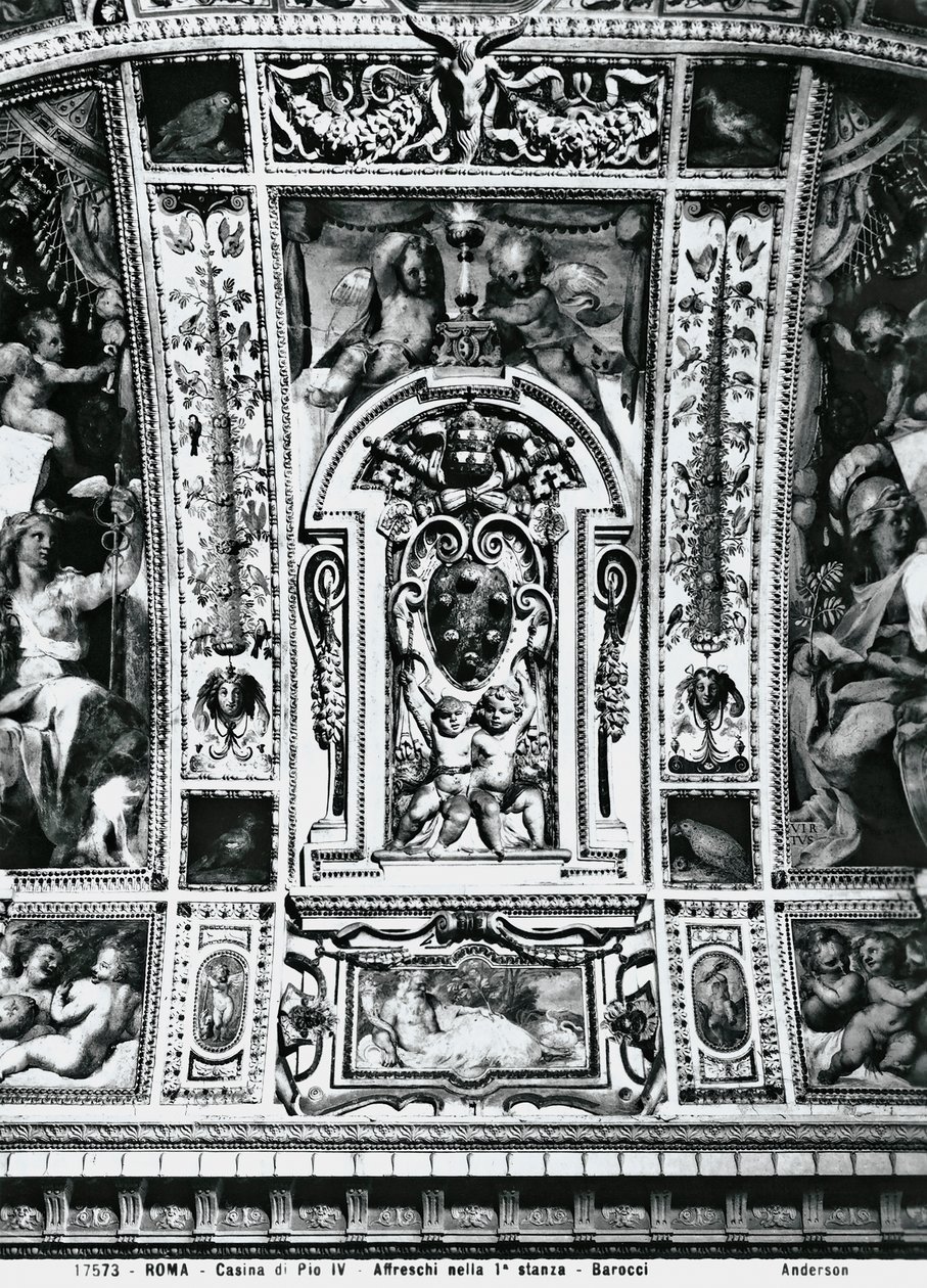Twee putti door Federico Fiori Barocci or Baroccio