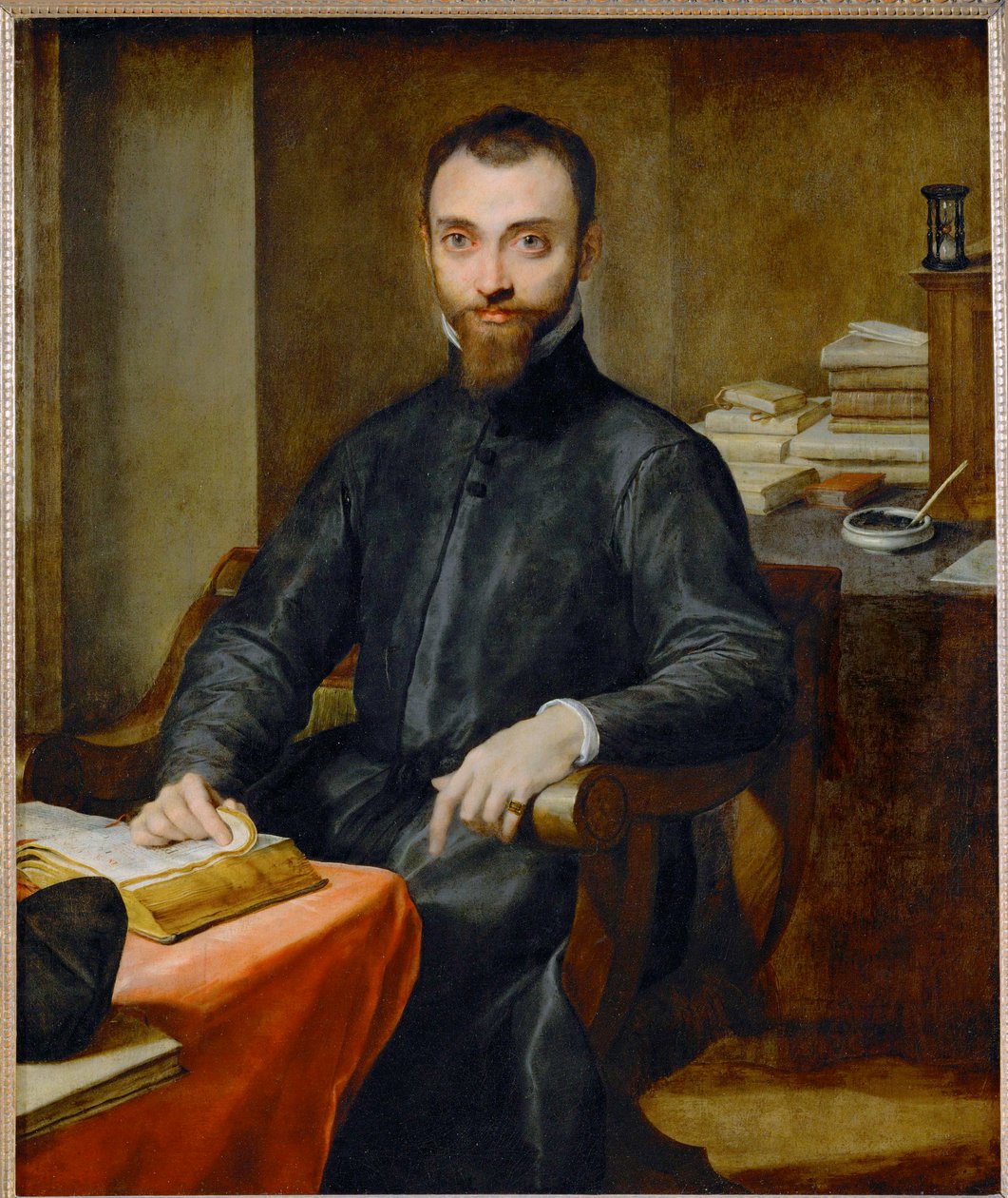Monseigneur Giuliano della Rovere (schilderij op doek) door Federico Fiori Barocci or Baroccio