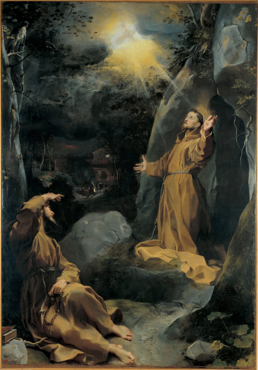 Sint Franciscus van Assisi ontvangt stigmata door Federico Fiori Barocci or Baroccio
