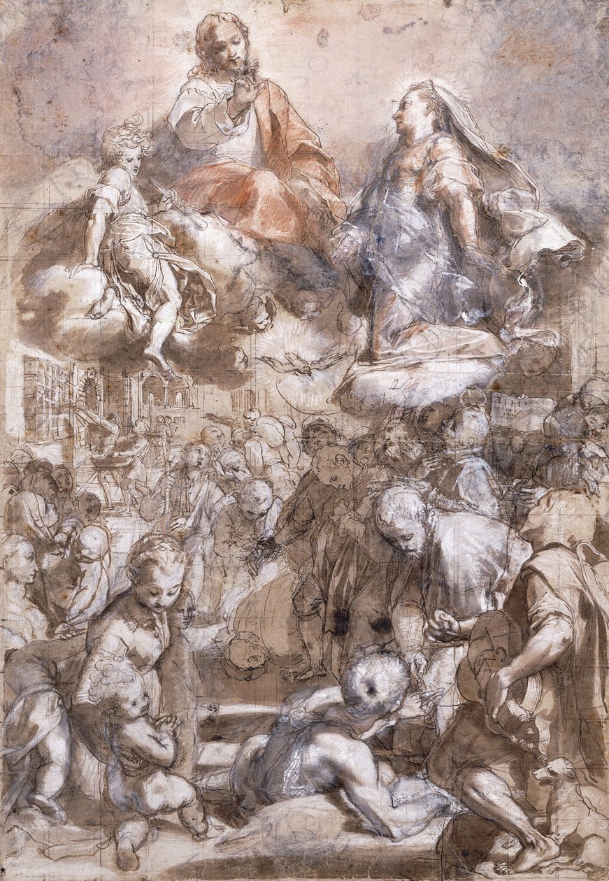 De Madonna del Popolo door Federico Fiori Barocci or Baroccio