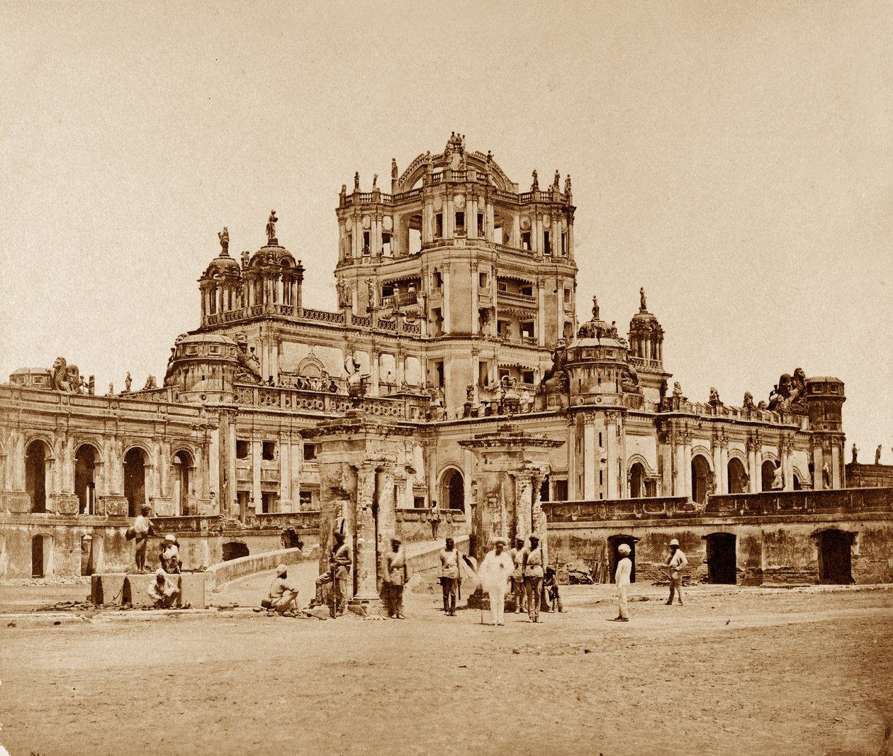 La Martiniere door Felice Beato