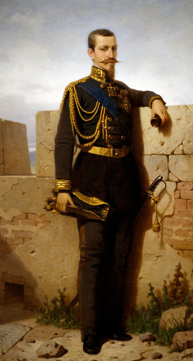 Portret van Prins Ferdinand van Savoye door Felice Barucco