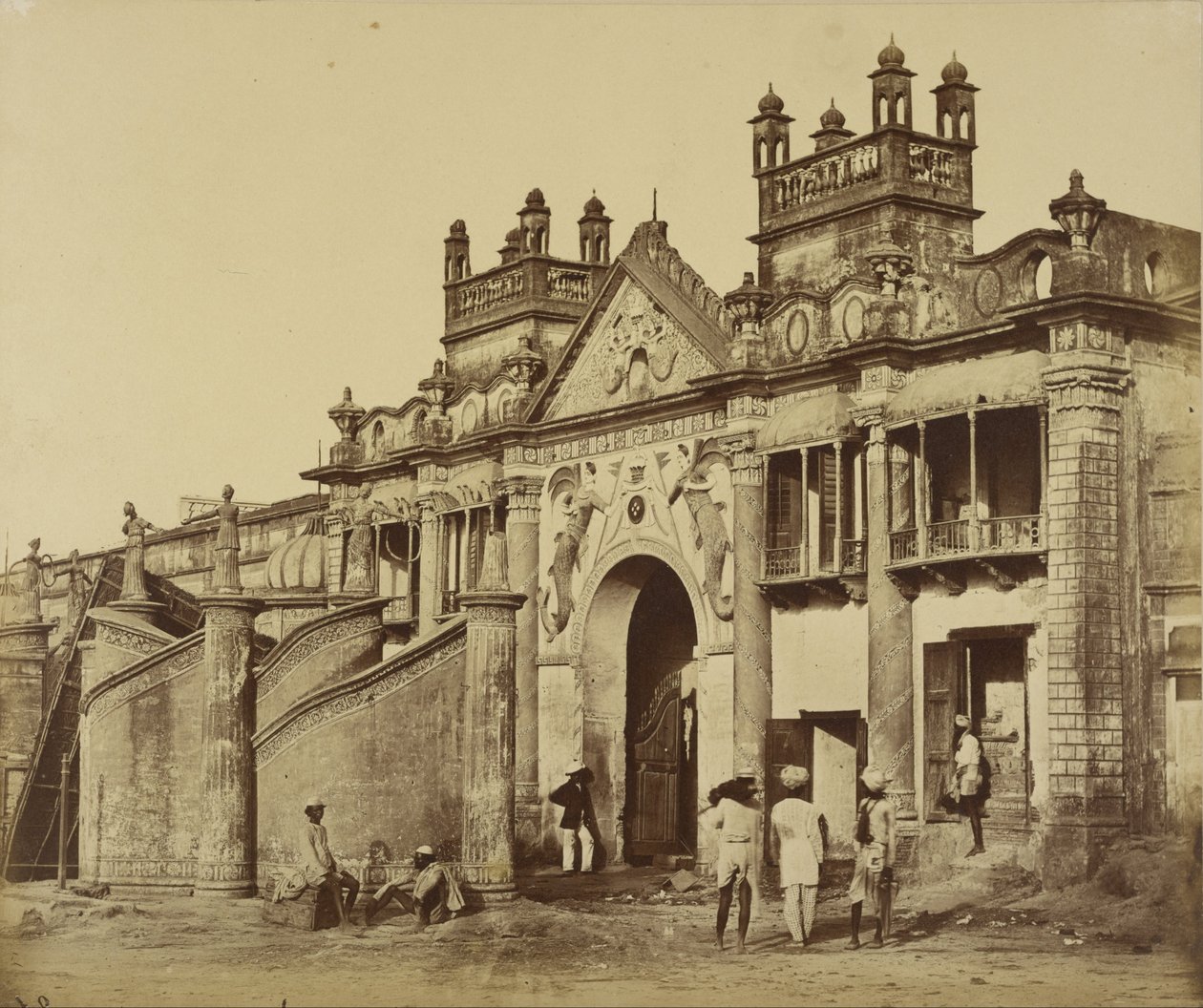 Ingang van de Kaiserbagh door Felice Beato