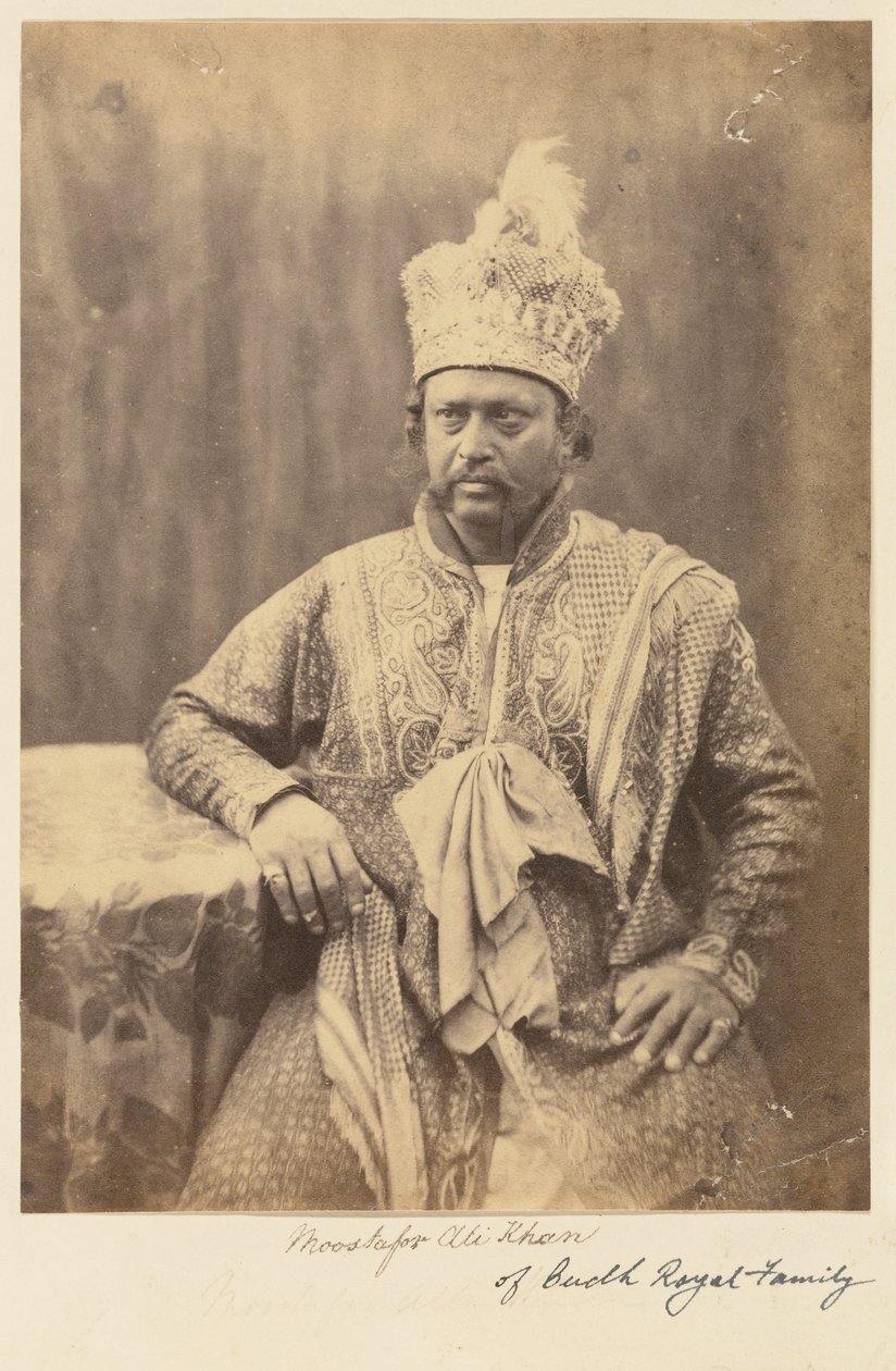 Moostafor Ali Khan van de koninklijke familie van Oudh door Felice Beato