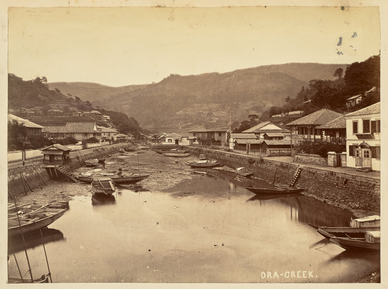 Ora-Creek door Felice Beato