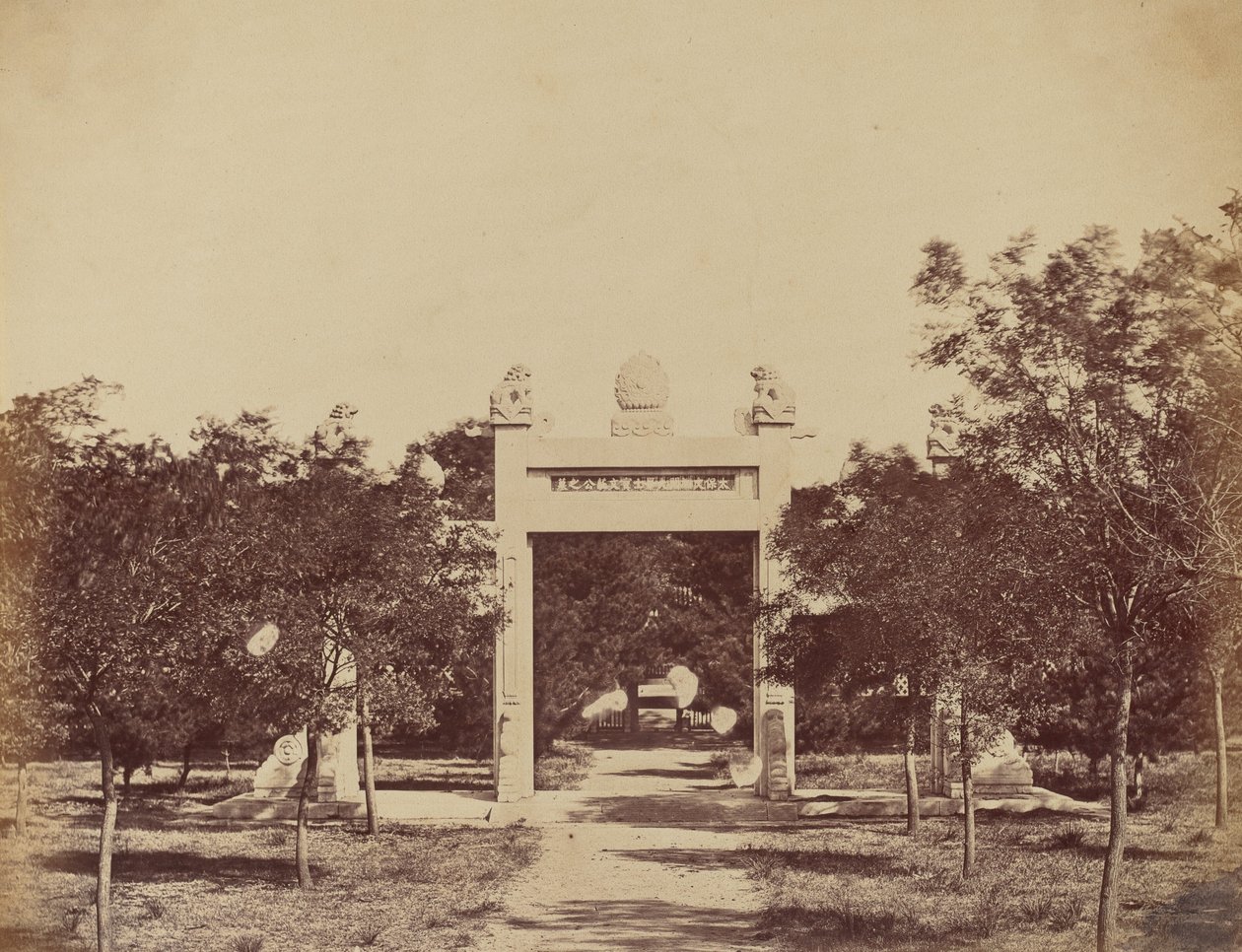 Graf bij Palichian, de Scène van het Begin van de Aanval op 21 September 1860 door Felice Beato
