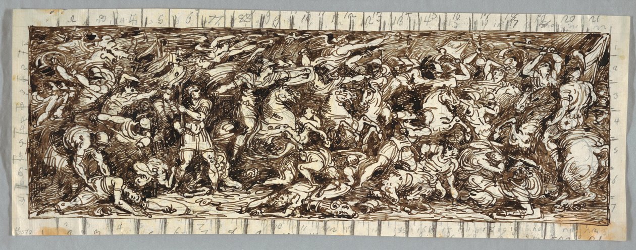 Battaglia (Slag) door Felice Giani