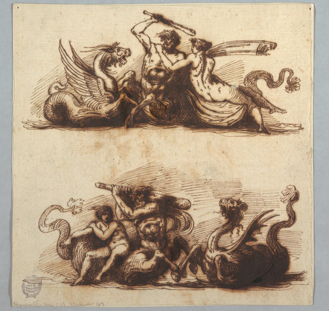 Bythos en Aphros door Felice Giani
