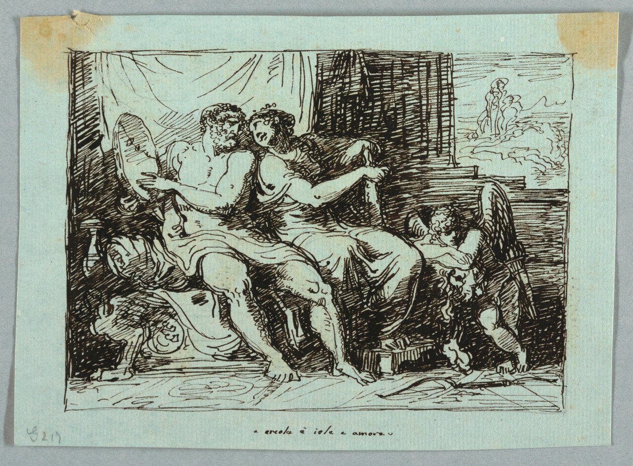 Hercules en Iole door Felice Giani