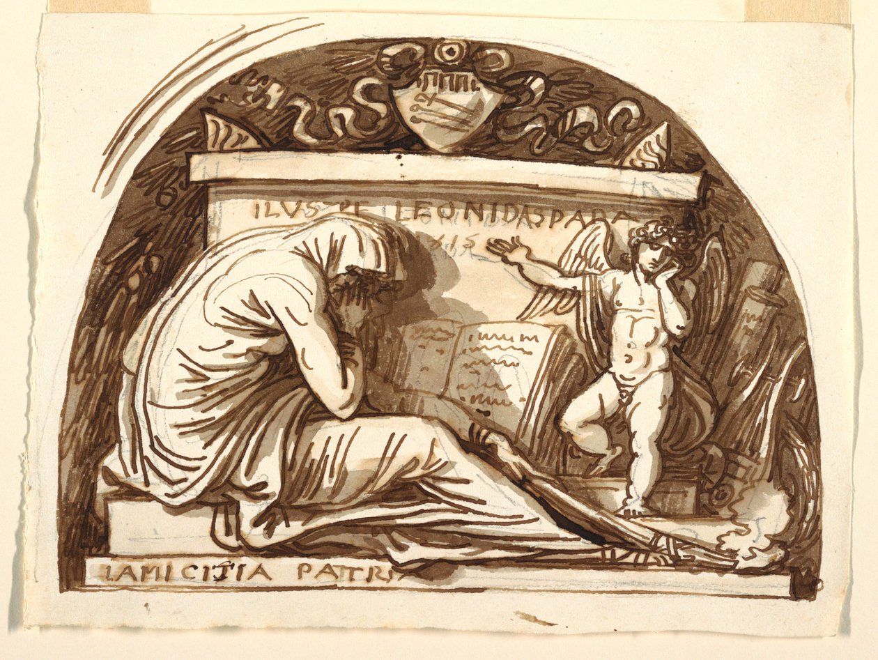 Grafmonument voor Leonida Spada door Felice Giani