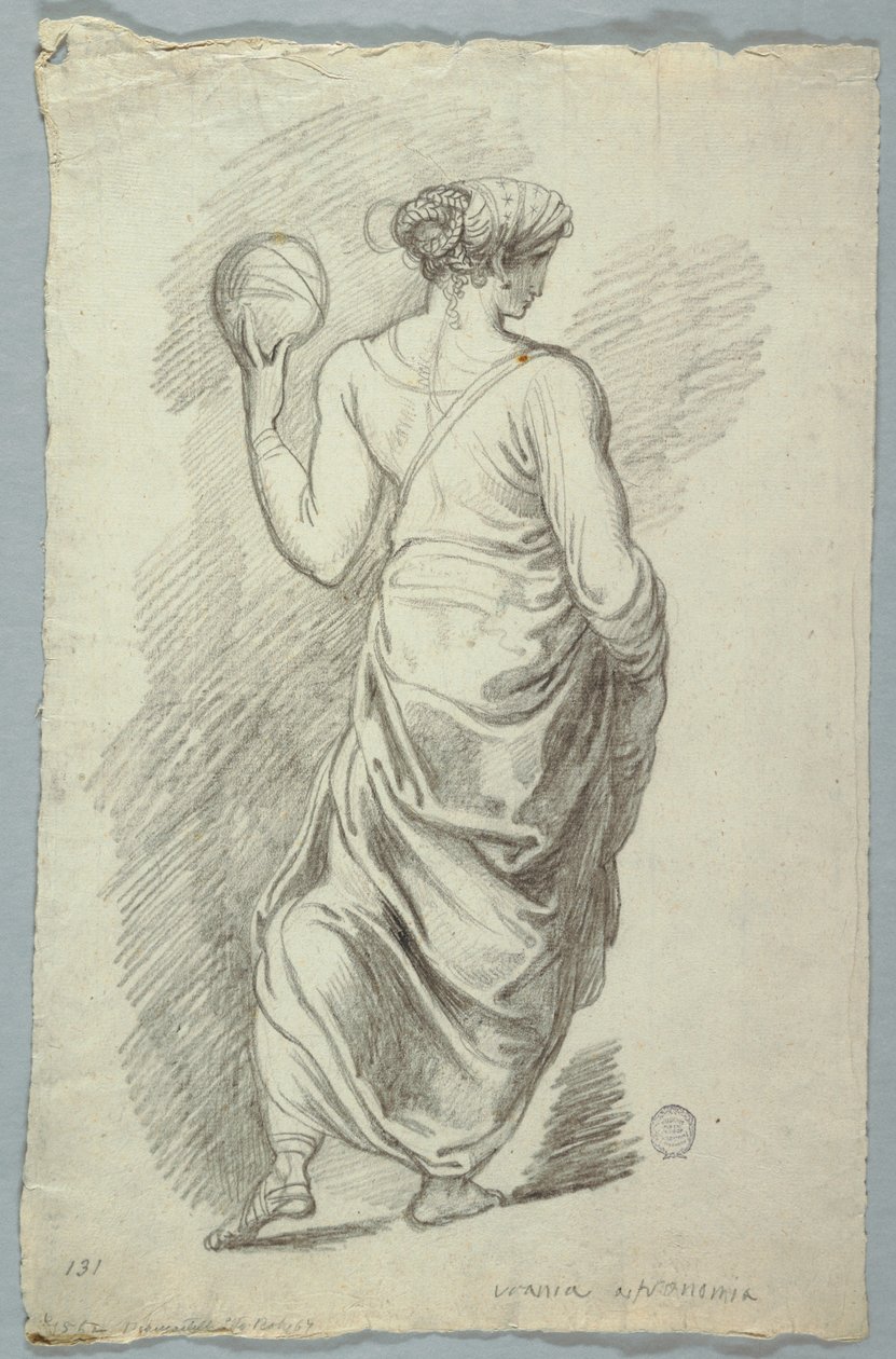 Urania, muze van de astronomie door Felice Giani