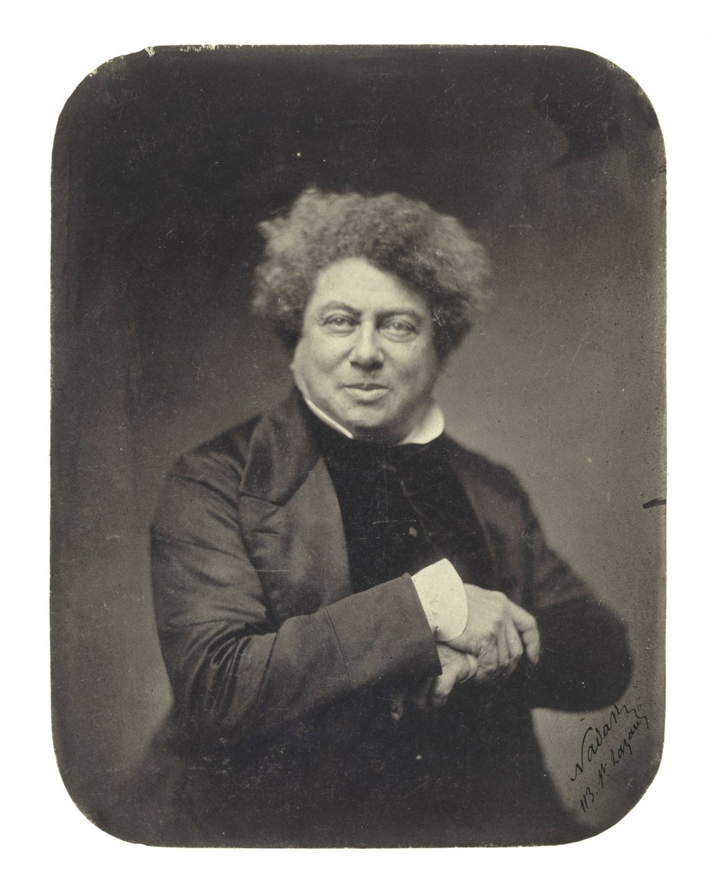 Alexander Dumas père (1802-1870) door Nadar