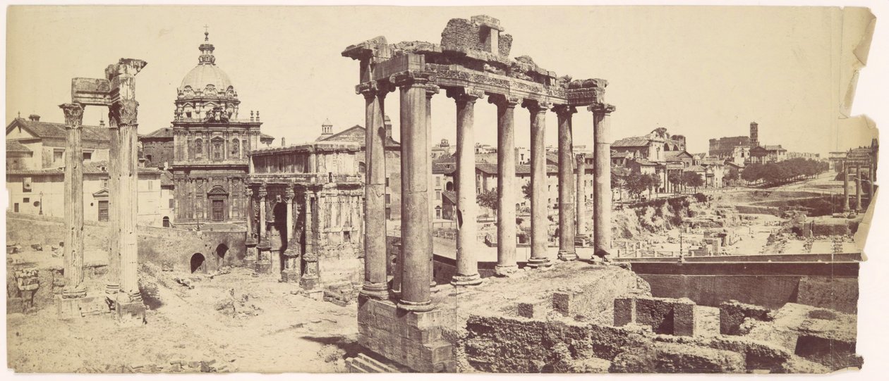 [Het Forum Romanum] door Félix Bonfils