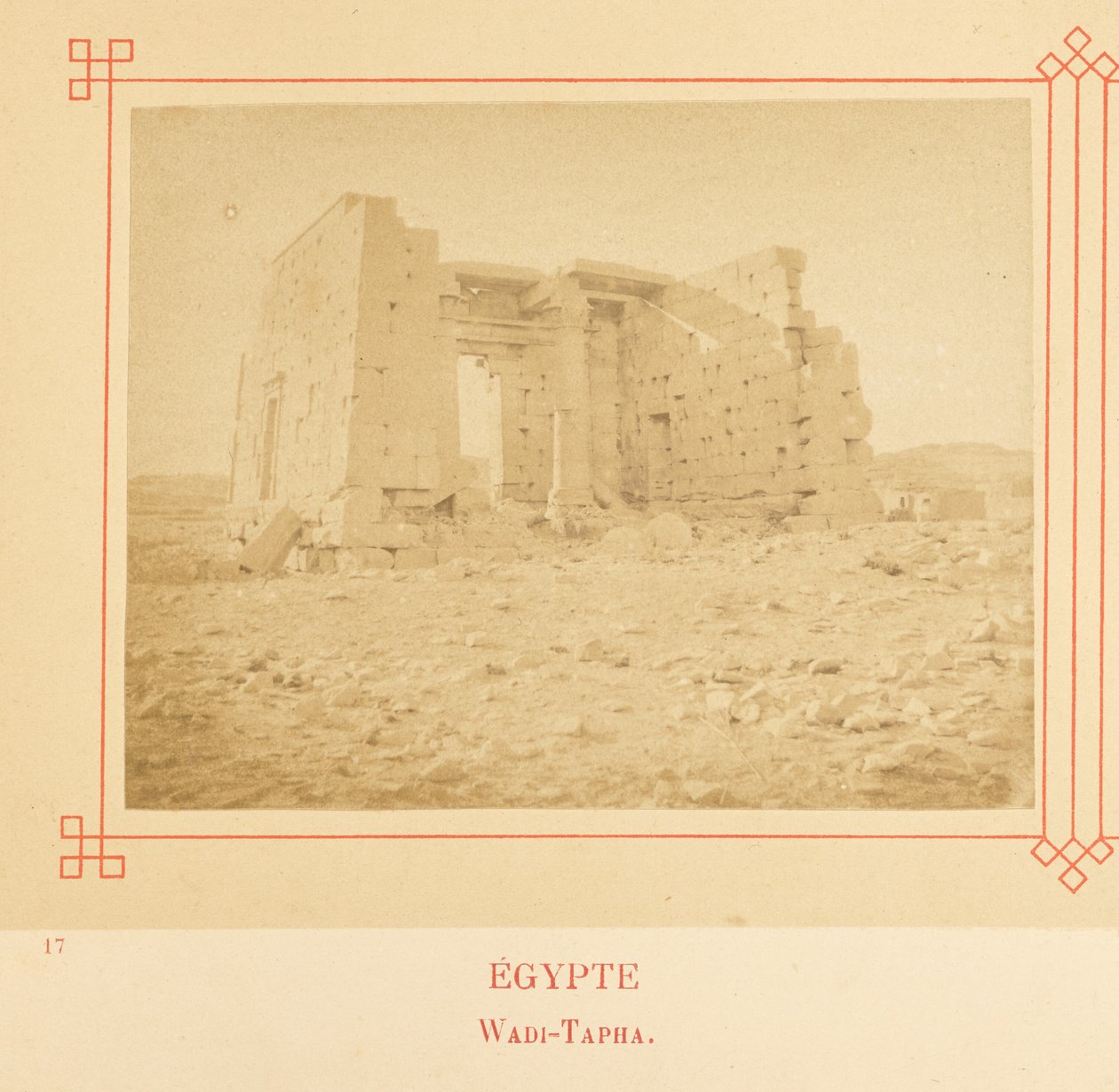Wadi-Tapha. door Félix Bonfils