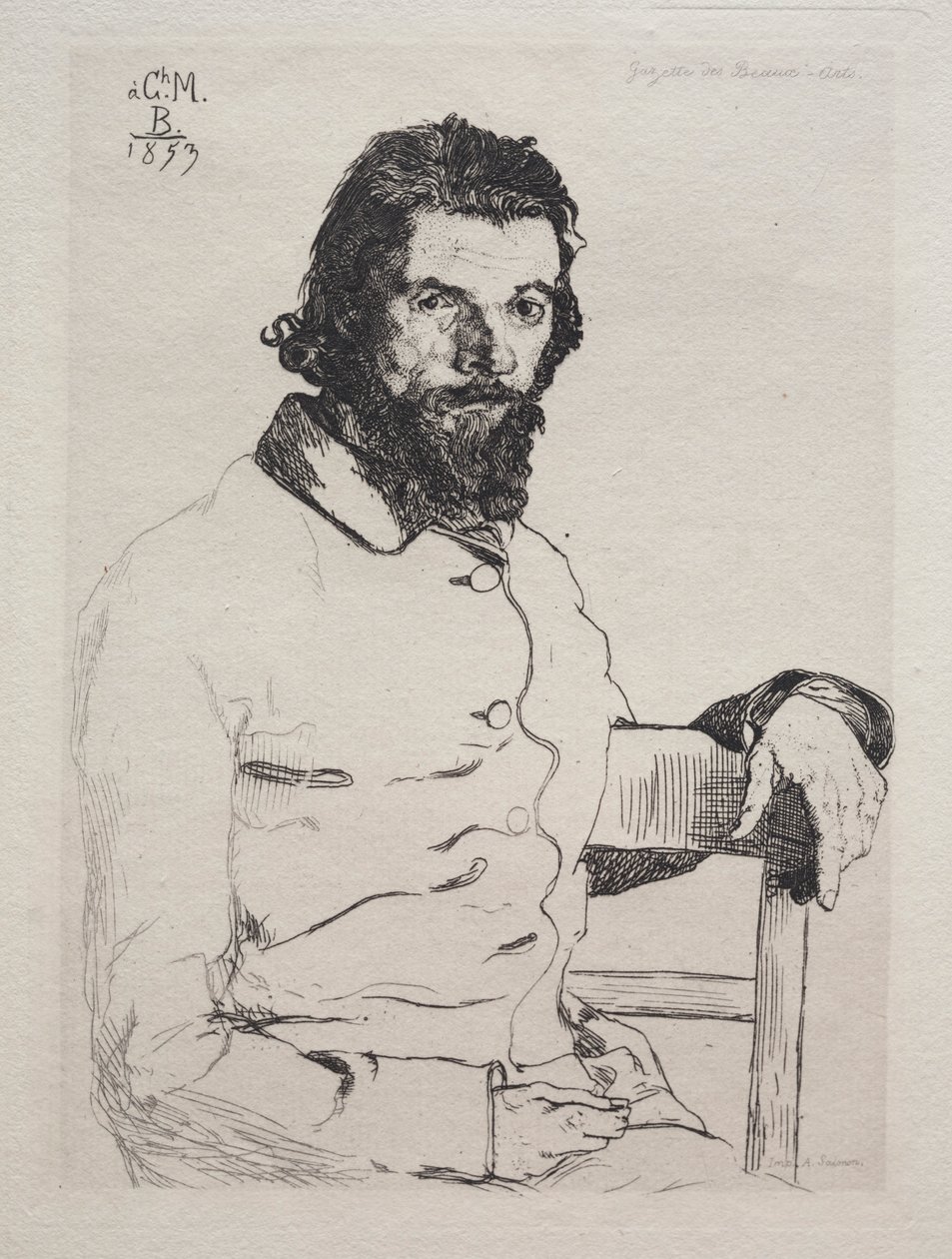 Charles Méryon, 1884 door Felix Bracquemond