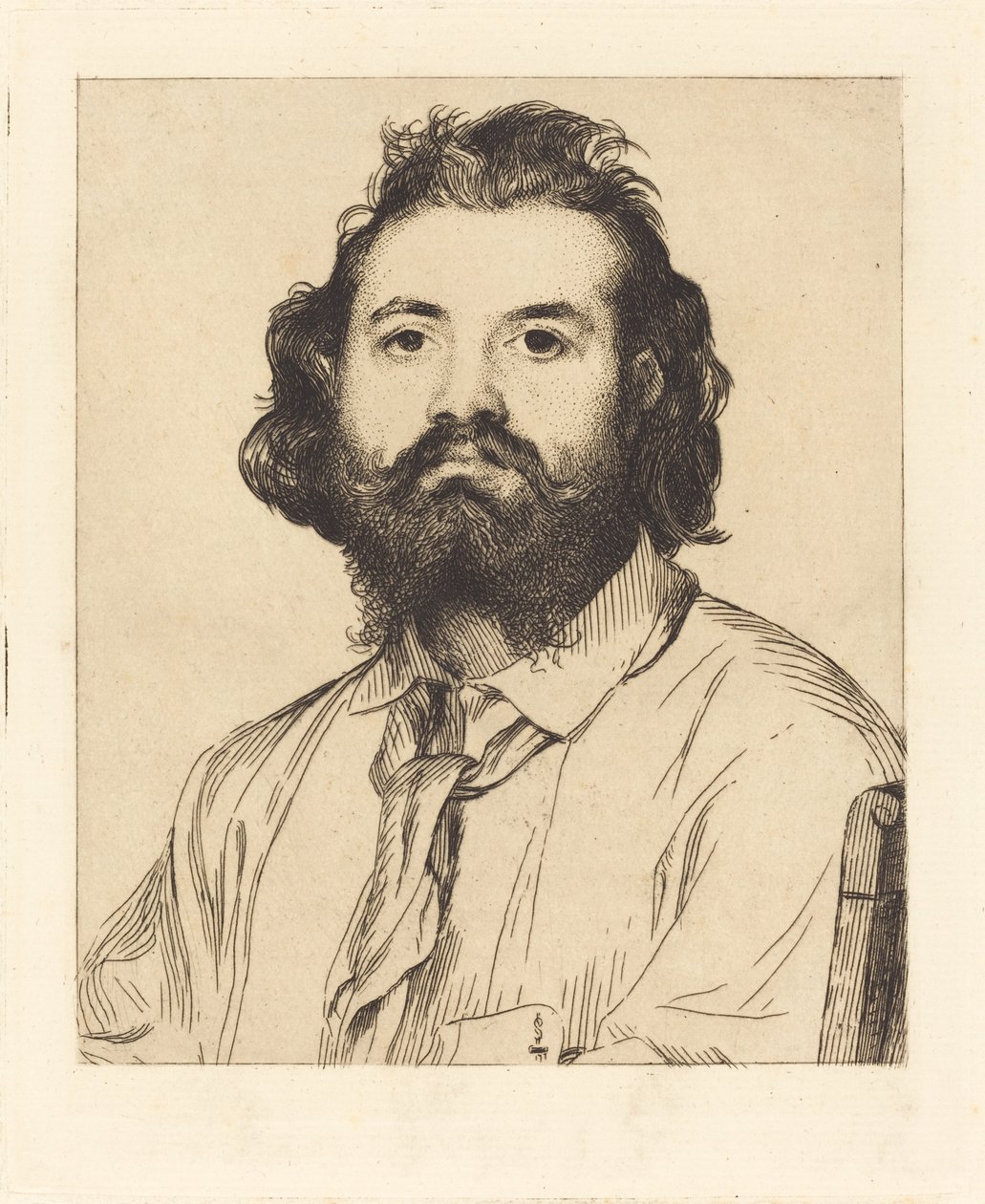 Zacharie Astruc door Felix Bracquemond