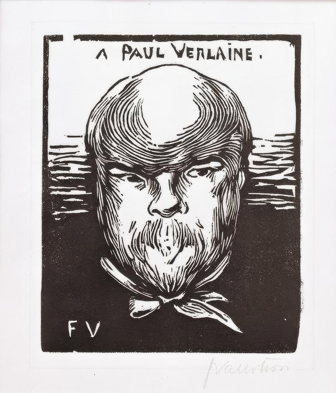 Aan Paul Verlaine door Felix Edouard Vallotton