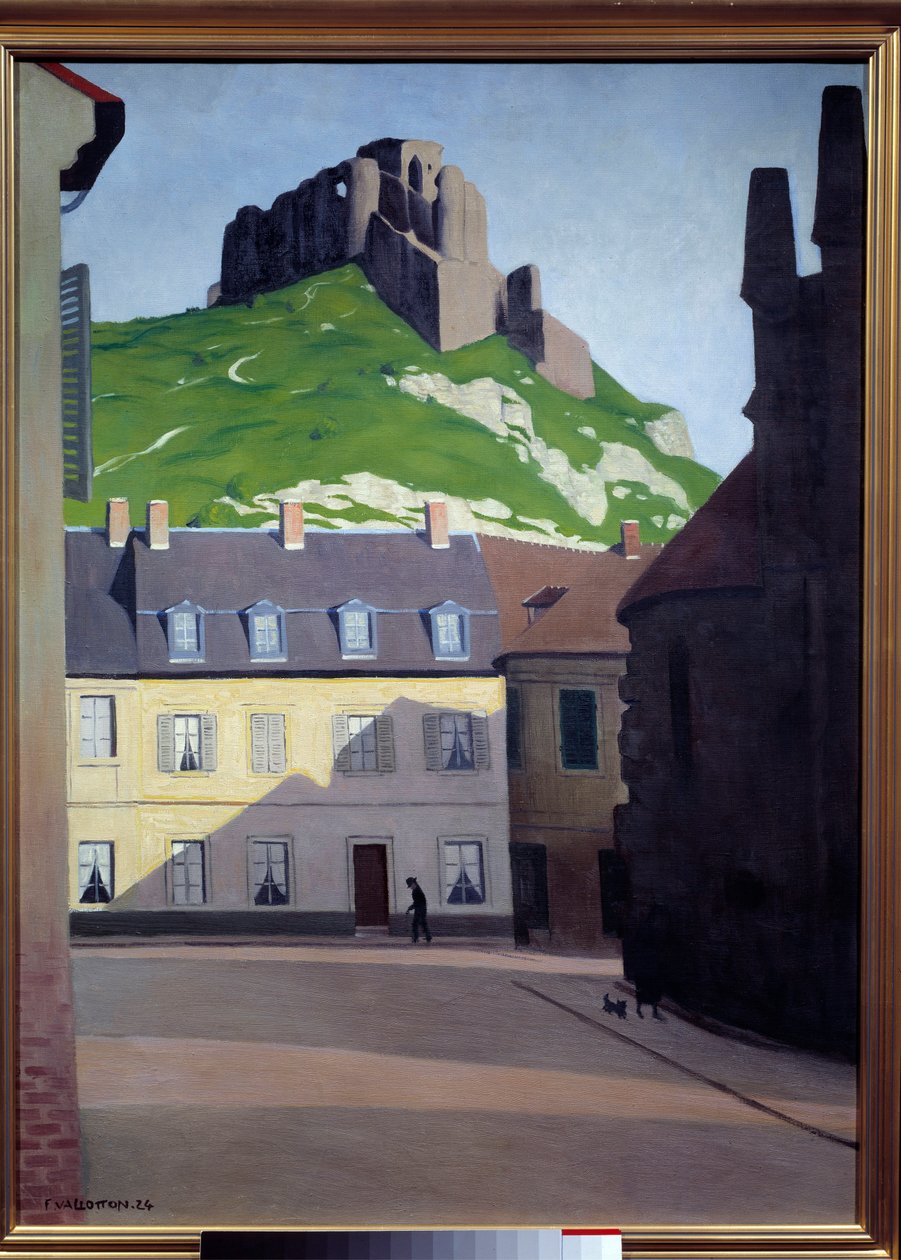 Chateau Gaillard aux Andelys door Felix Edouard Vallotton