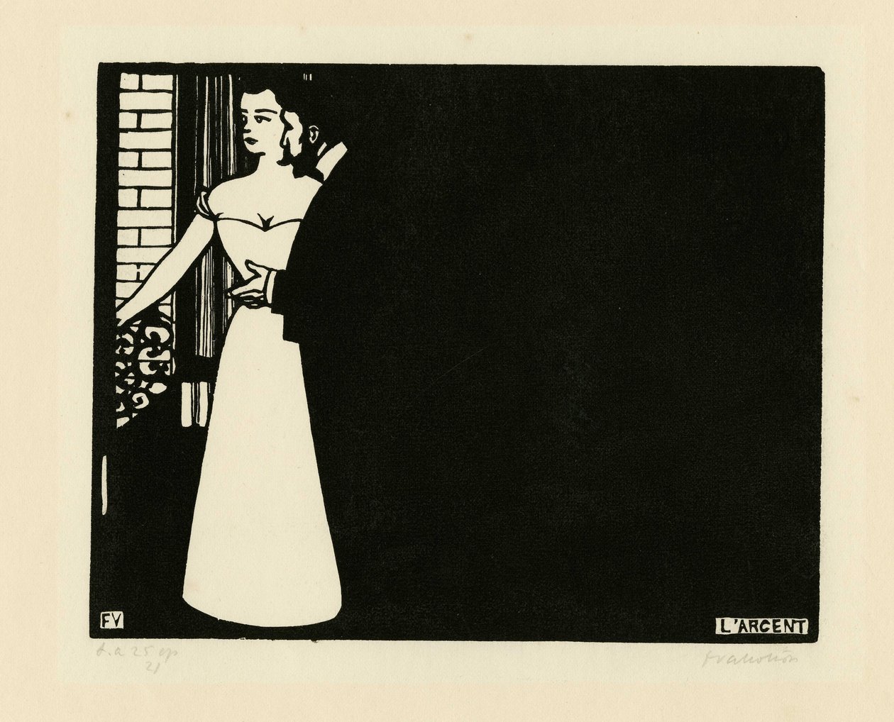 Intimiteiten V: Geld door Felix Edouard Vallotton