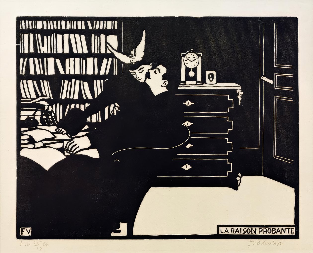 Het overtuigende argument door Felix Edouard Vallotton