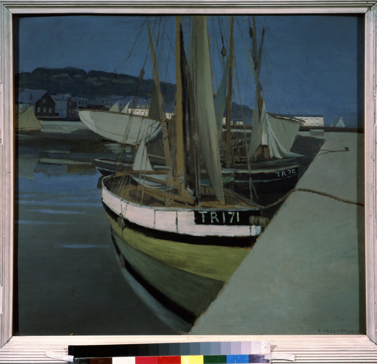 De haven door Felix Edouard Vallotton