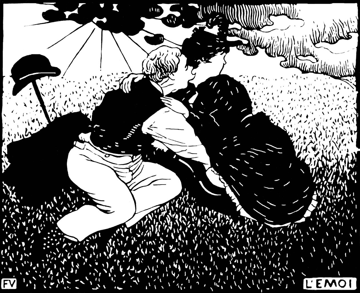 De beroering door Felix Edouard Vallotton