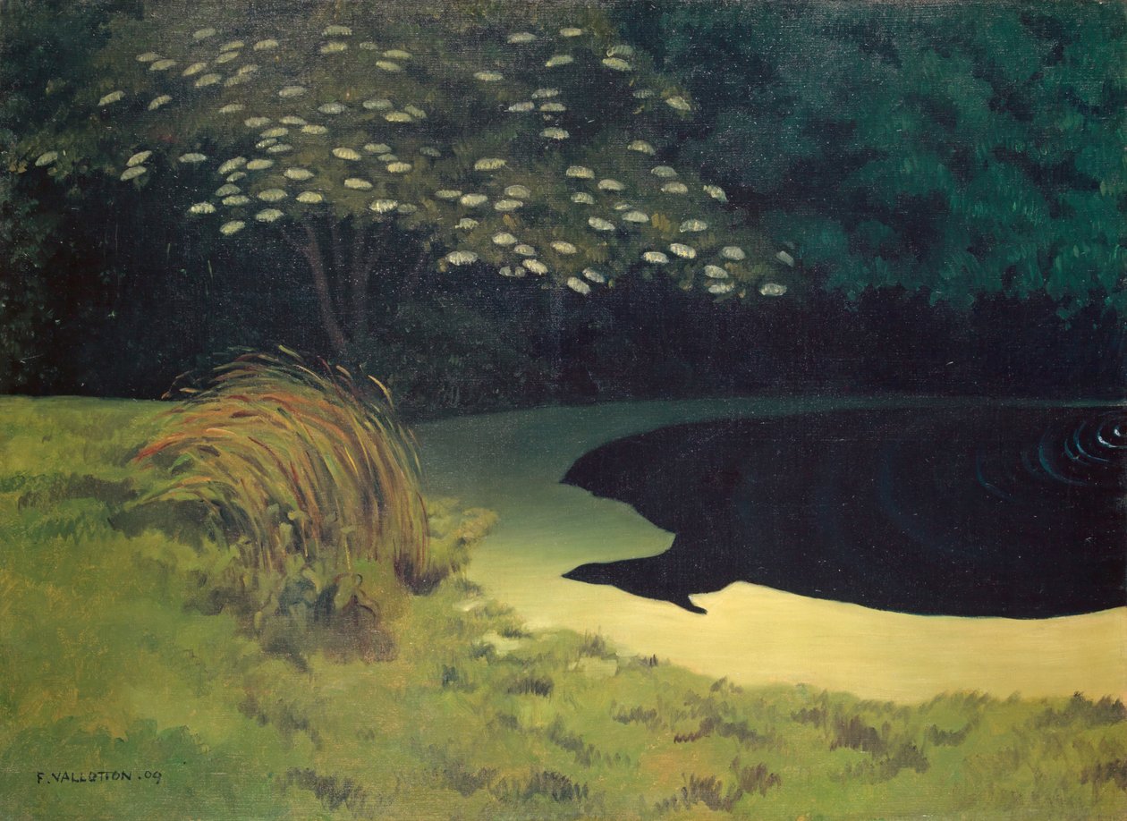 De vijver door Felix Edouard Vallotton