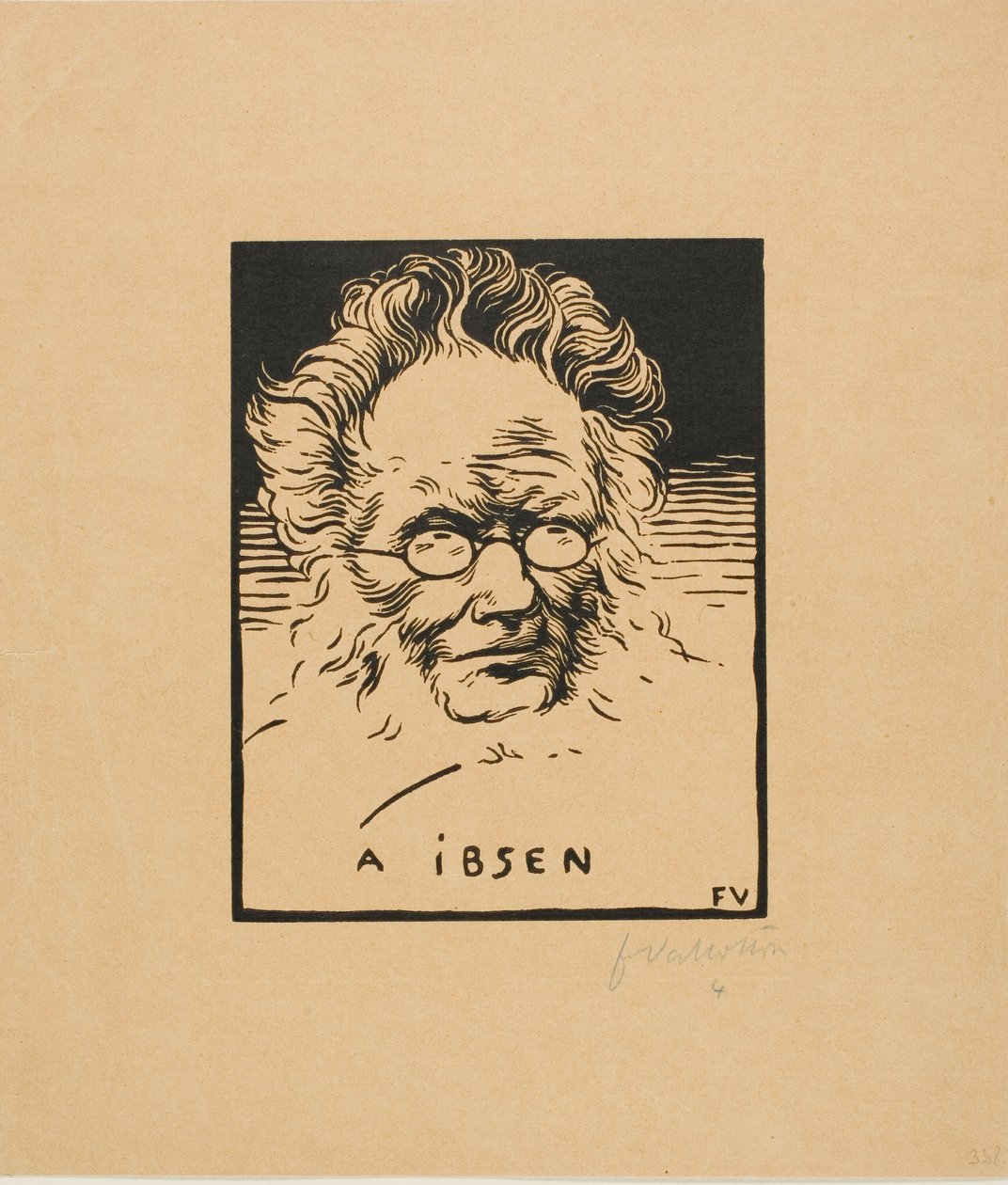 Aan Ibsen door Felix Edouard Vallotton