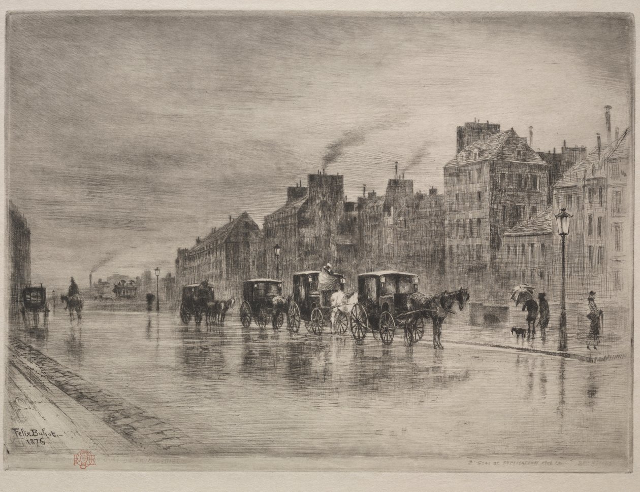 Een Winterochtend op de Quai de l
