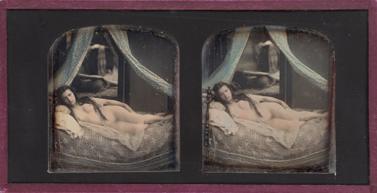 Nude,1851-1853 (photo) door Félix Jacques Antoine Moulin