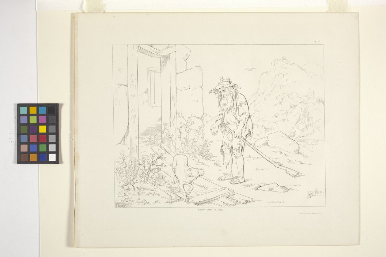 Illustraties van Rip Van Winkle, plaat 5 door Felix Octavius Carr Darley