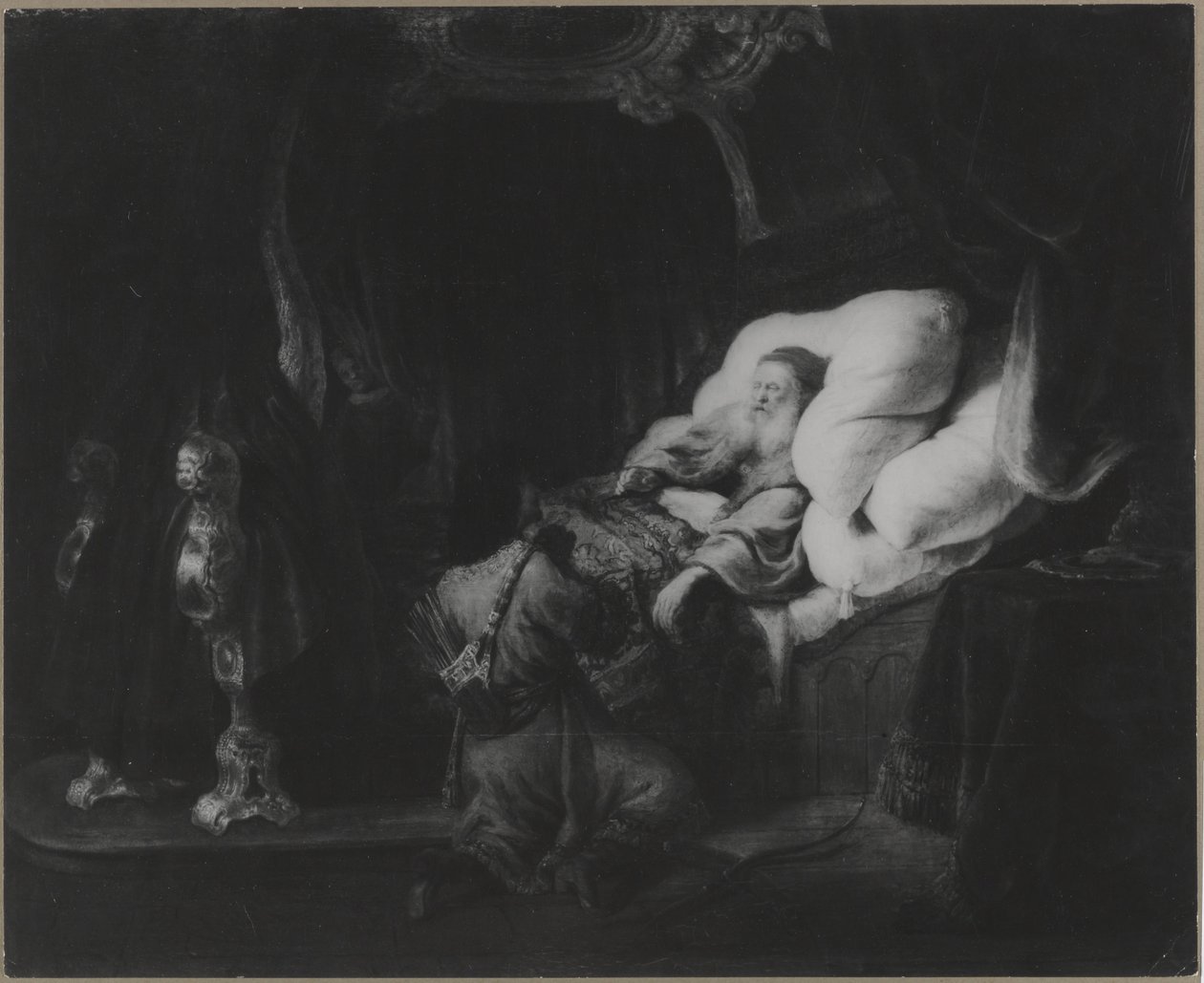 Isaak zegent Esau door Ferdinand Bol