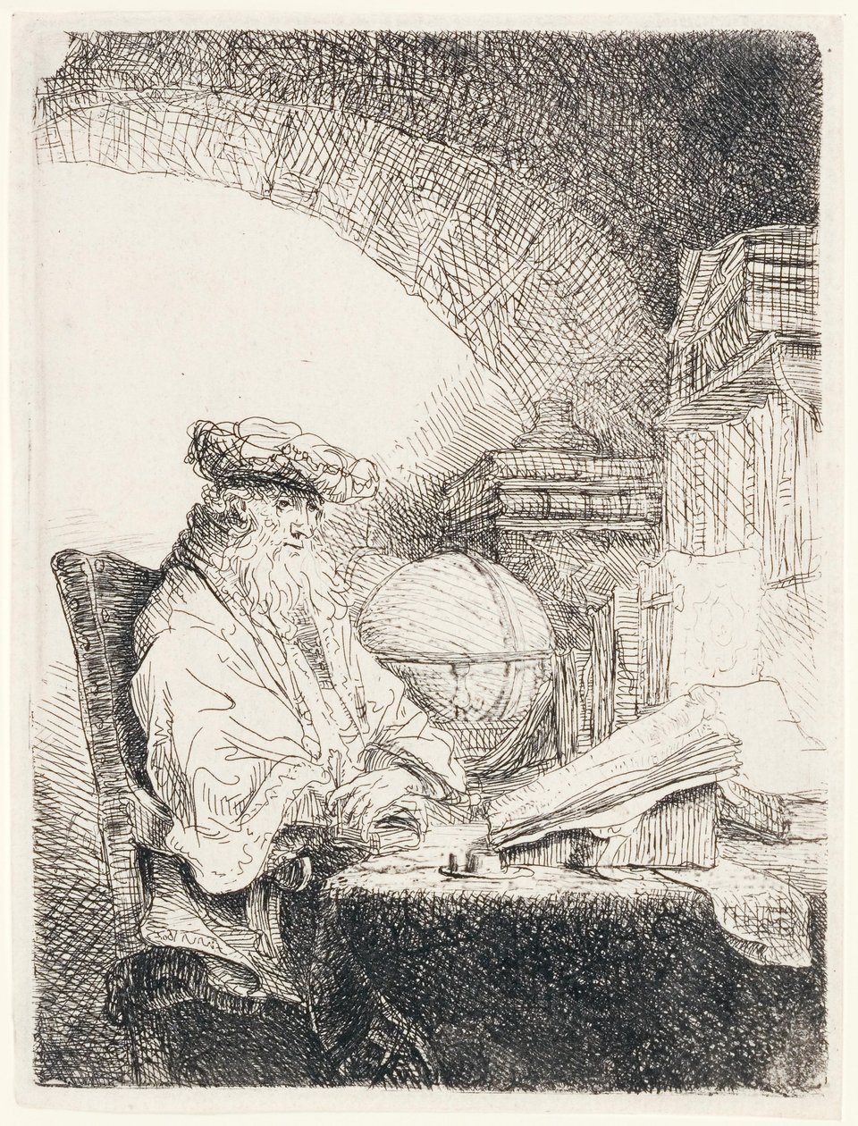 De Astroloog, c.1643-45 door Ferdinand Bol