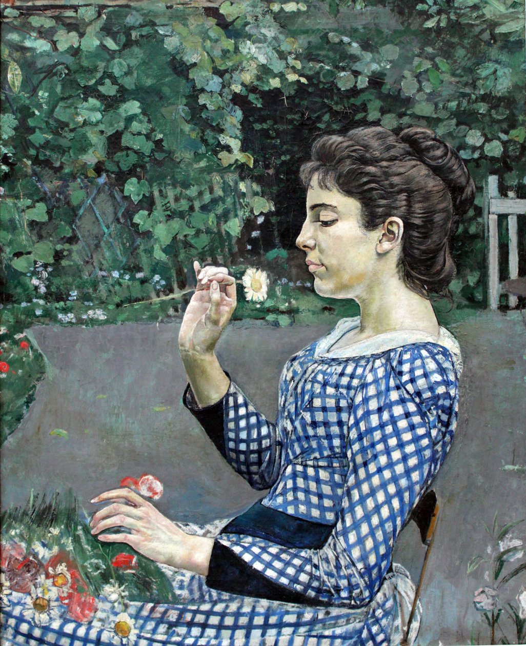 Portret van Hélène Weiglé door Ferdinand Hodler