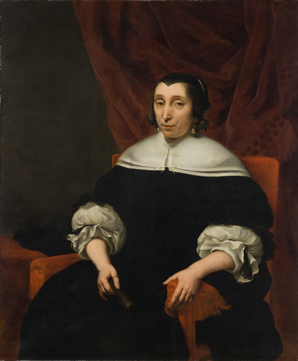 Elisabeth van der Voorde (1611-1677) door Ferdinand Bol
