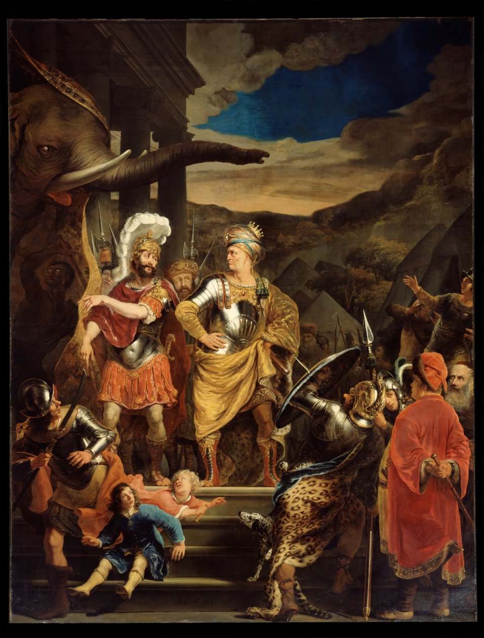 Fabritius und Pyrrhus door Ferdinand Bol