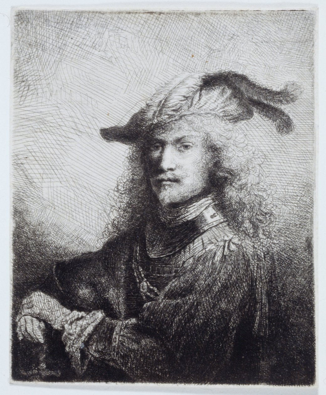 Portret van een officier door Ferdinand Bol