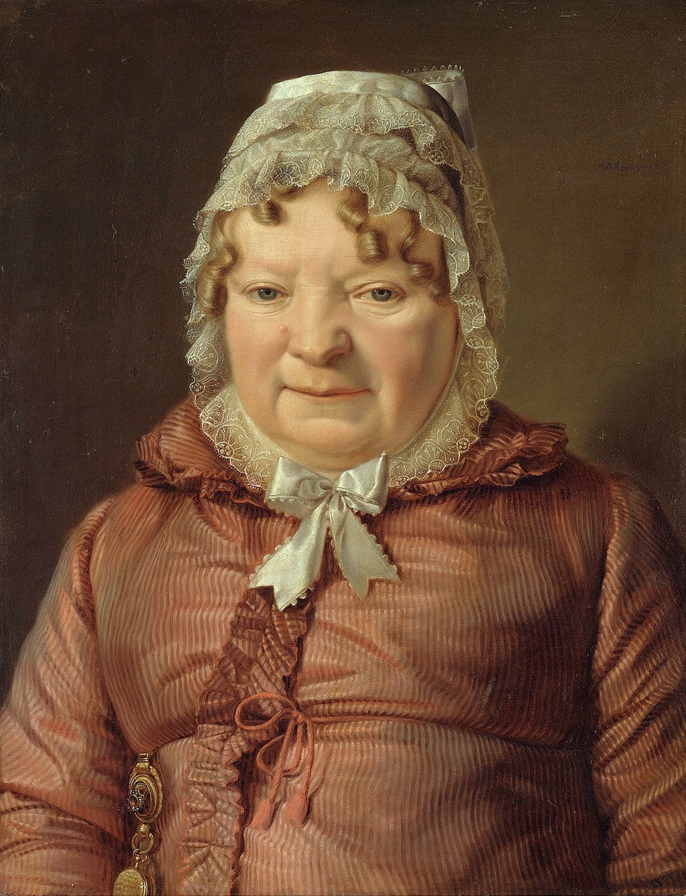 De moeder van kapitein von Stierle-Holzmeister door Ferdinand Georg Waldmüller