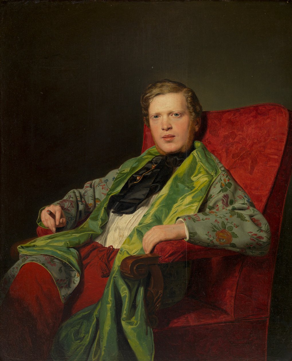 Emanuel Ritter von Neuwall (1813-1879) door Ferdinand Georg Waldmüller