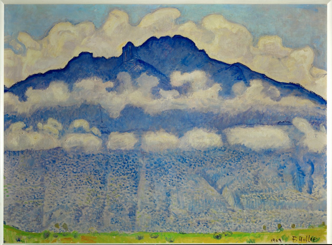 Landschap in het Berner Oberland door Ferdinand Hodler