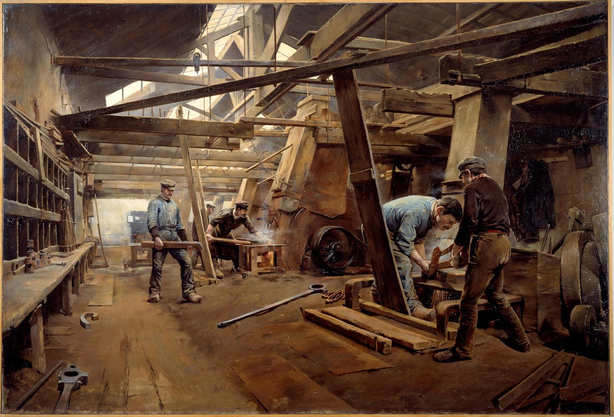 De mallen door Ferdinand Joseph Gueldry