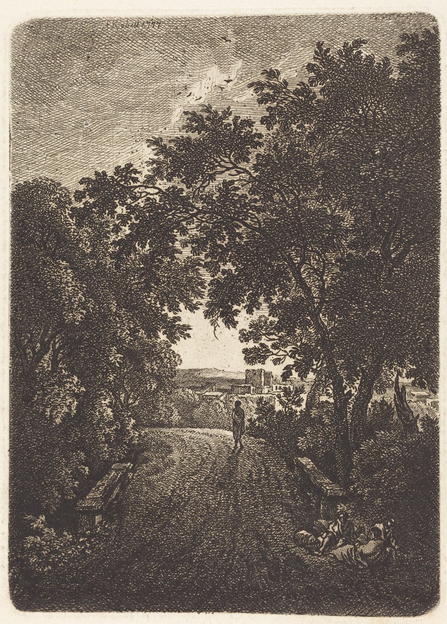 Een avondwandeling door Ferdinand Kobell